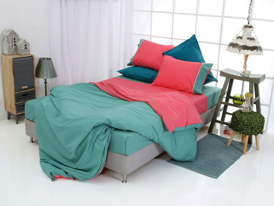 SB Home Сет Чаршафи 170x260см. Simi Coral Коралов 3бр
