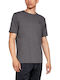 Under Armour Sportstyle Left Chest Bărbați T-shirt Sportiv cu Mânecă Scurtă Gri