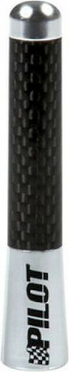 Lampa Κεραία Αυτοκινήτου Οροφής Carbon-1 Βιδωτή 80mm για Ραδιόφωνο σε Μαύρο Χρώμα