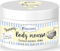 Nacomi Moisturizing Body Mousse with Shea Butter and Coconut Perfume for All Skin Types 180ml Nacomi Moisturizing Body Mousse with Shea Butter and Coconut Perfume for All Skin Types 180ml