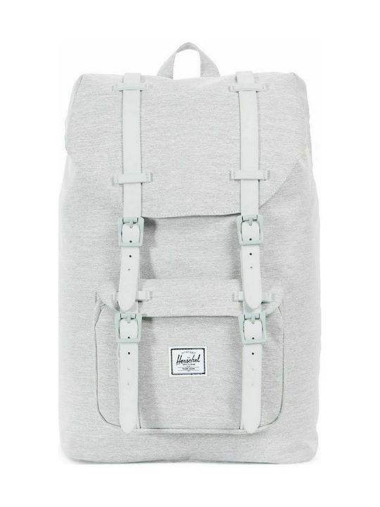 Herschel Little America Mid-Volume Υφασμάτινο Σακίδιο Πλάτης Γκρι 17lt