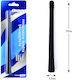Autoline Car Antenna Roof Onyx Small Threaded for Radio in Black Color