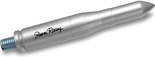 Simoni Racing Κεραία Αυτοκινήτου Οροφής Missile Βιδωτή για Ραδιόφωνο σε Ασημί Χρώμα