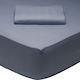 Das Home Bettlaken Super-Doppel 230x260cm. Best 1006 Blau