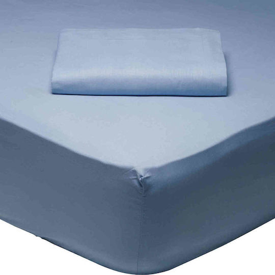 Das Home Sheet Super-Double 230x260cm. Best 1005 Light Blue