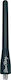 Simoni Racing KFZ-Antenne Dach Evo Rubber Mit Gewinde für Radio in Schwarz Farbe