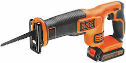 Black & Decker Reciprocating Saw 18V 1x1.5Ah