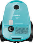 Bosch BZGL2A312 Ηλεκτρική Σκούπα 600W με Σακούλα 3.5lt Γαλάζια