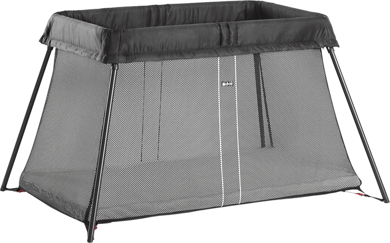 BabyBjorn Travel Crib Light Παρκοκρέβατο Black Mesh 112x82cm 040280