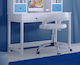 Zakynthos 1 Kids Desk made of Solid Wood White 120x60cm