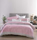 Rythmos Duvet Cover Set Flannel Single with Pillowcase 160x250 Diona Red