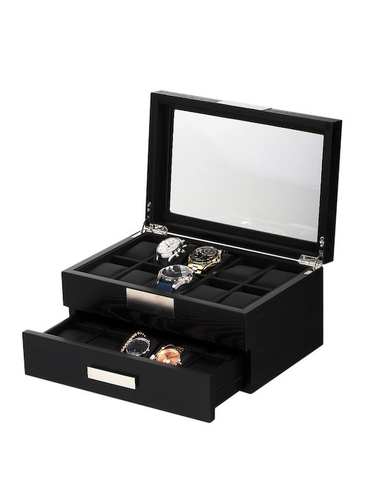 Rothenschild Wooden Case with transparent lid f...