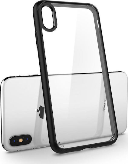 Spigen Ultra Hybrid Back Cover Πλαστικό Μαύρο (iPhone XS Max)