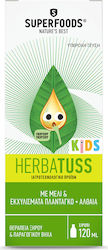 Superfoods Herbatuss Kids Sirop pentru Copii pentru Tuse Uscată și Productivă fără Gluten 120ml