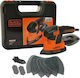 Black & Decker KA2500K-QS Electric Delta Sander 120W with Suction System KA2500K