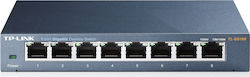 TP-LINK TL-SG108 Unmanaged L2 Switch with 8 Gigabit (1Gbps) Ethernet Ports