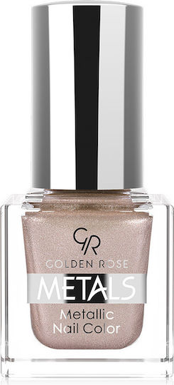 Golden Rose Metals Metallic Βερνίκι Νυχιών Μπεζ 107 6ml