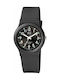 Q&Q Watch with Black Rubber Strap