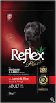 Reflex Plus Adult Medium/Large 15kg Dry Food for Adult Dogs of Medium & Large Breeds with Lamb and Rice