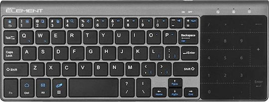 Element KB-800W Wireless Keyboard Only English US Gray