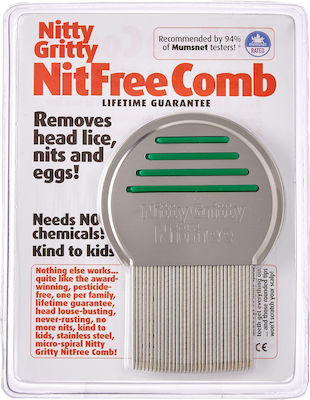 Nitty Gritty Nitfree Lice Treatment Comb Green 1pcs