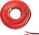 Eurolamp Cable 2x0.75mm - Ατερμάτιστο 1m (147-13207)