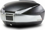 Shad SH48 Μπαγκαζιέρα Μοτοσυκλέτας 48lt Silver/Black