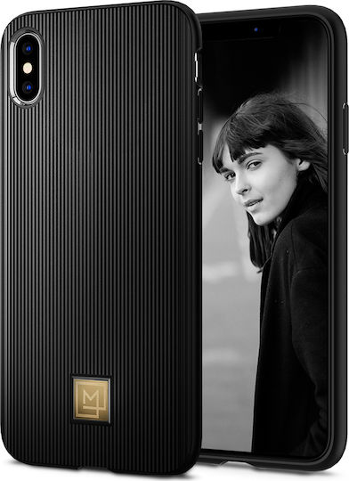 Spigen La Manon Classy Back Cover Plastic Black (iPhone XS Max)
