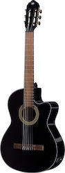 Gewa VGS Basic Electro Black Electro-Classical Guitar 4/4 Black PS510.198