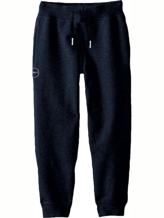 GSA Παιδικό Παντελόνι Φόρμας Navy Μπλε Supercotton Joggers Sweatpants