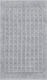 Nef-Nef Rutschfest Badematte Baumwolle Rechteckig Aegean 022725 Light Grey 70x120cm