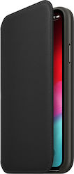 Apple Leather Folio Buchen Sie Synthetisches Leder Schwarz (iPhone X / Xs) MRWW2ZM/A