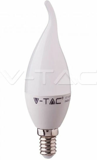 V-TAC VT-258 Λάμπα LED 5.5W για Ντουί E14 Ψυχρό Λευκό 470lm