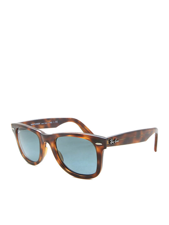Ray Ban Wayfarer Ease Unisex Γυαλιά Ηλίου με Καφέ Ταρταρούγα Κοκκάλινο Σκελετό και Μπλε Ντεγκραντέ Φακό RB4340 63973M
