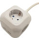 Eurolamp 4-Outlet Power Strip with USB 1.5m White