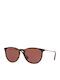 Ray Ban Erika Sonnenbrillen mit Braun Schildkröte Rahmen und Rot Linse RB4171 639175