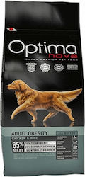 Optimanova Adult Obesity 12kg Dry Food Diet for Adult Dogs with Chicken and Rice