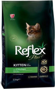 Reflex Plus Kitten Cat Food Trockenfutter für junge Katzen mit Huhn 15kg