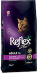 Reflex Plus Adult Cat Food Gourmet Hrană Uscată pentru Pisici Adulte cu Pui 15kg