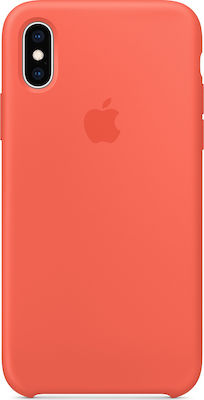 Apple Silicone Case Nectarine (iPhone Xs)
