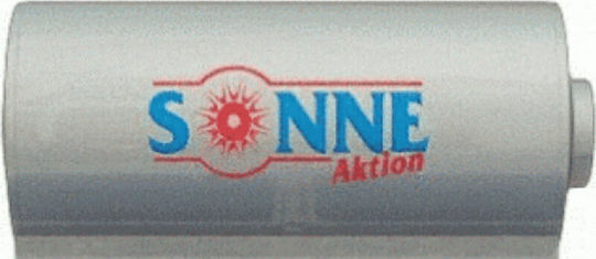 Sonne Boiler Ηλιακού 150lt Glass Διπλής Ενέργειας