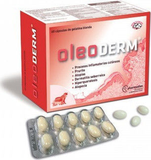 oleoDERM for the control of inflammatory skin disorders - 60 capsules