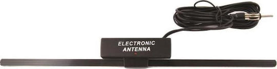 Autoline Car Antenna Interior Sticker for Radio in Black Color 1
