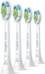 Philips Sonicare W Optimal White Electric Toothbrush Replacement Heads Standard HX6064/10 4pcs