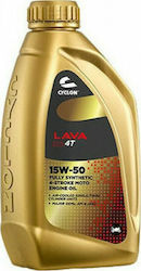 Cyclon Lava Syn 4T Synthetic Motorcycle Oil for Four-Stroke Engines 15W-50 1lt