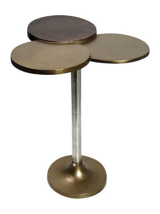 Round Side Table Bronze L50xW50xH64cm