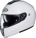 HJC C90 Metal Pearl White Κράνος Μηχανής Flip-Up ECE 22.05 1500gr με Sunvisor