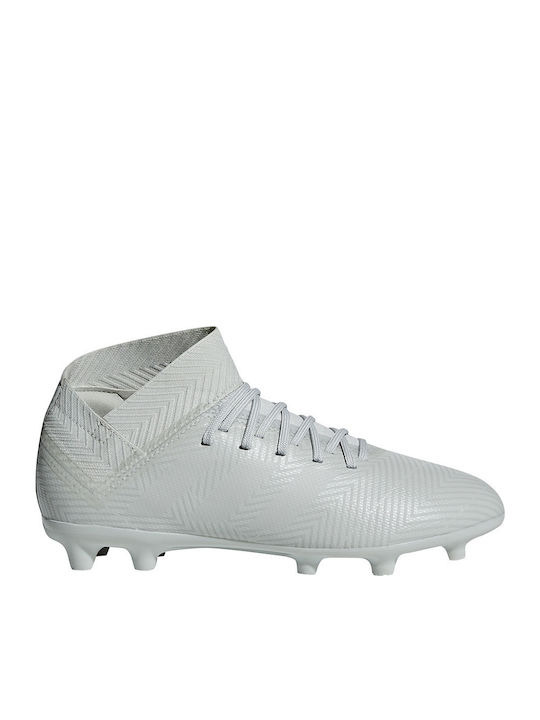 Nemeziz 18.3 Kids Molded Soccer Shoes with Sock White