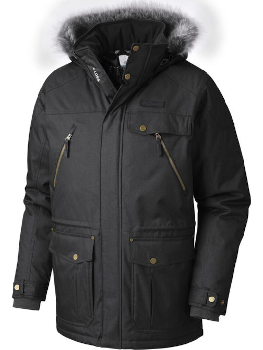 Columbia Barlow Pass 550 Turbodown Jacket Men s Parka Jacket Black