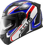 Zeus ZS-813 Full Face Helmet with Sun Visor ECE...